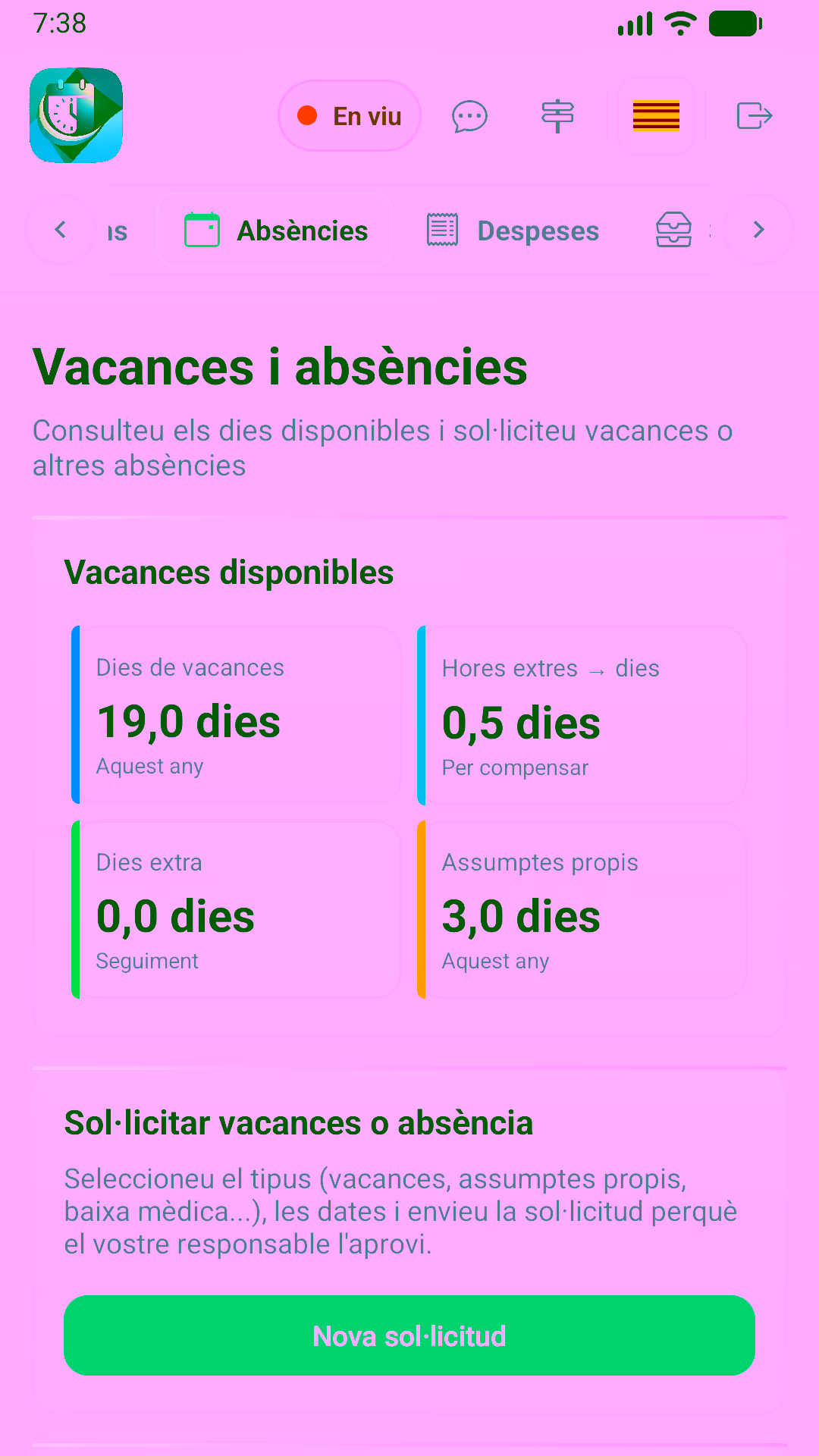 Planifica torns i gestiona absències fàcilment.